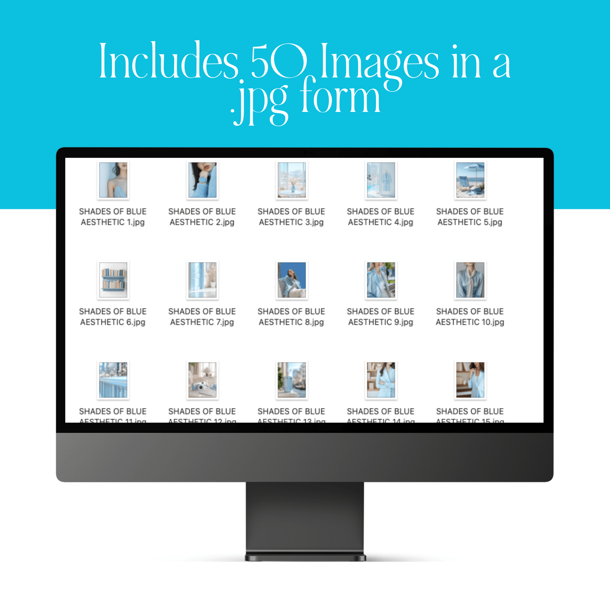 Coastal Chic Collection: 50 Blue-Toned Aesthetic Photos with Resell Rights (MRR & PLR) - Ai Stock Images - Boundless PLR
