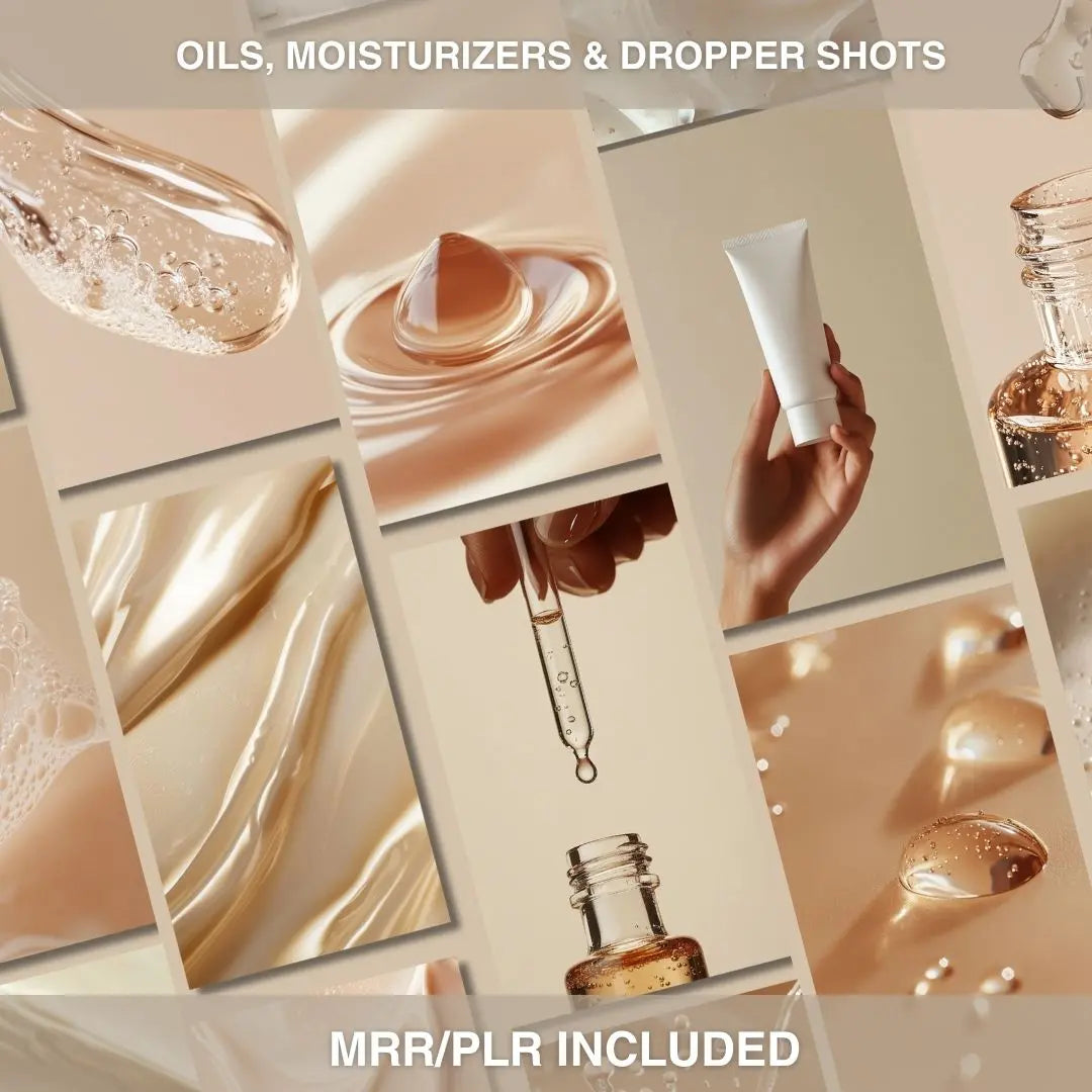 100+ Luxury Skincare Textures – AI Stock Images with PLR & MRR Rights Boundless PLR
