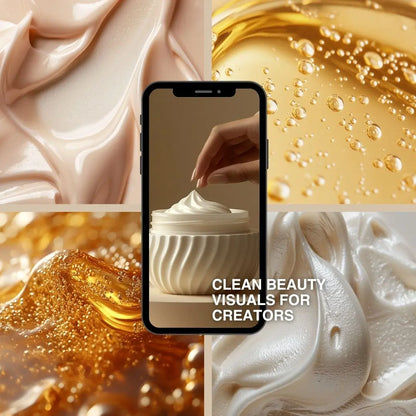 100+ Luxury Skincare Textures – AI Stock Images with PLR & MRR Rights Boundless PLR