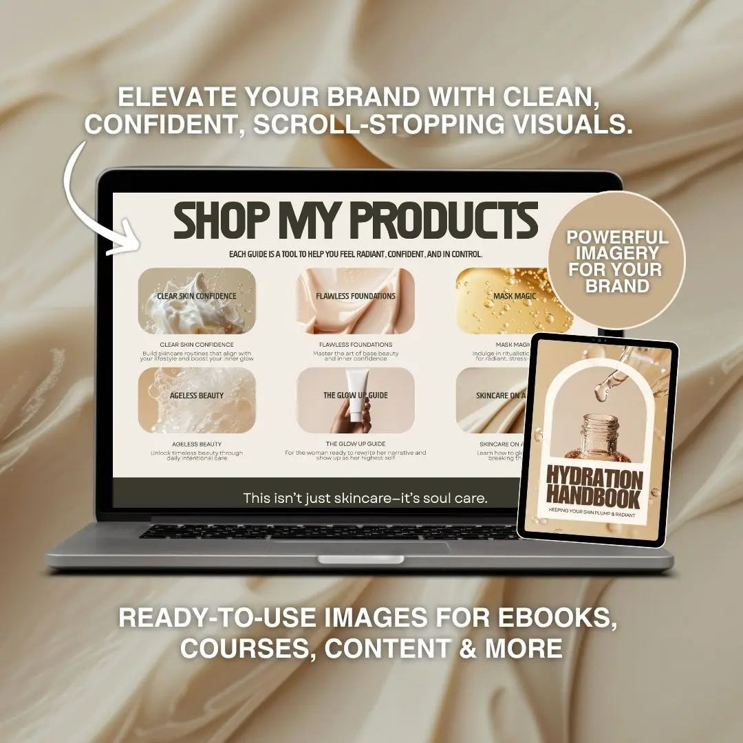 100+ Luxury Skincare Textures – AI Stock Images with PLR & MRR Rights Boundless PLR