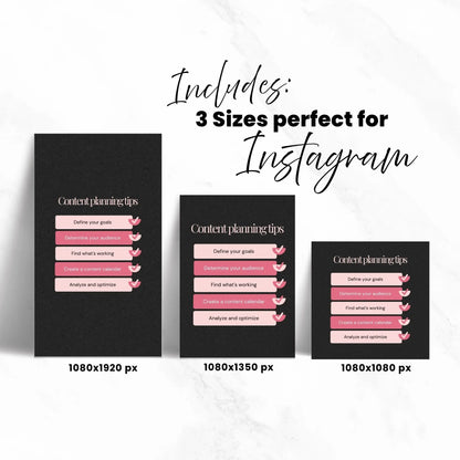 Elysian Noir Instagram Templates — 60 Luxury Canva Posts & Reels with PLR + MRR Boundless PLR
