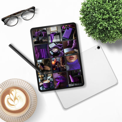 Luxury Faceless Stock Images: Purple Velvet Collection (45 Aesthetic Photos + MRR/PLR) Boundless PLR