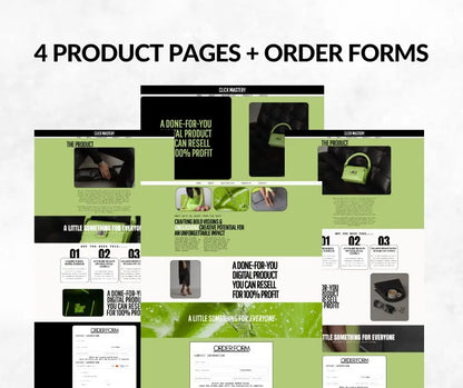 Click Mastery Systeme.io Website Template – Done-for-You Digital Product Funnel for PLR & MRR Sellers Boundless PLR