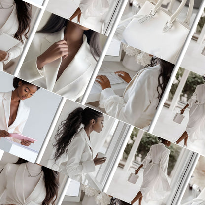 Melanin Woman CEO Stock Photo Collection – 400 Stylish & Elegant Images | PLR Stock Images | MRR & PLR Resell Rights