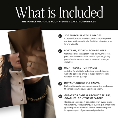 Minimalist Stock Photos Bundle with PLR & MRR Rights | 205 AI Images