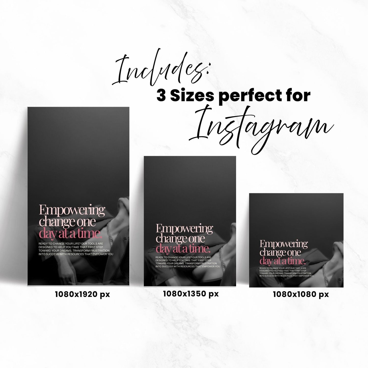Instagram Boss Babe Social Media Manager, Canva Templates (MRR + PLR) Boundless PLR