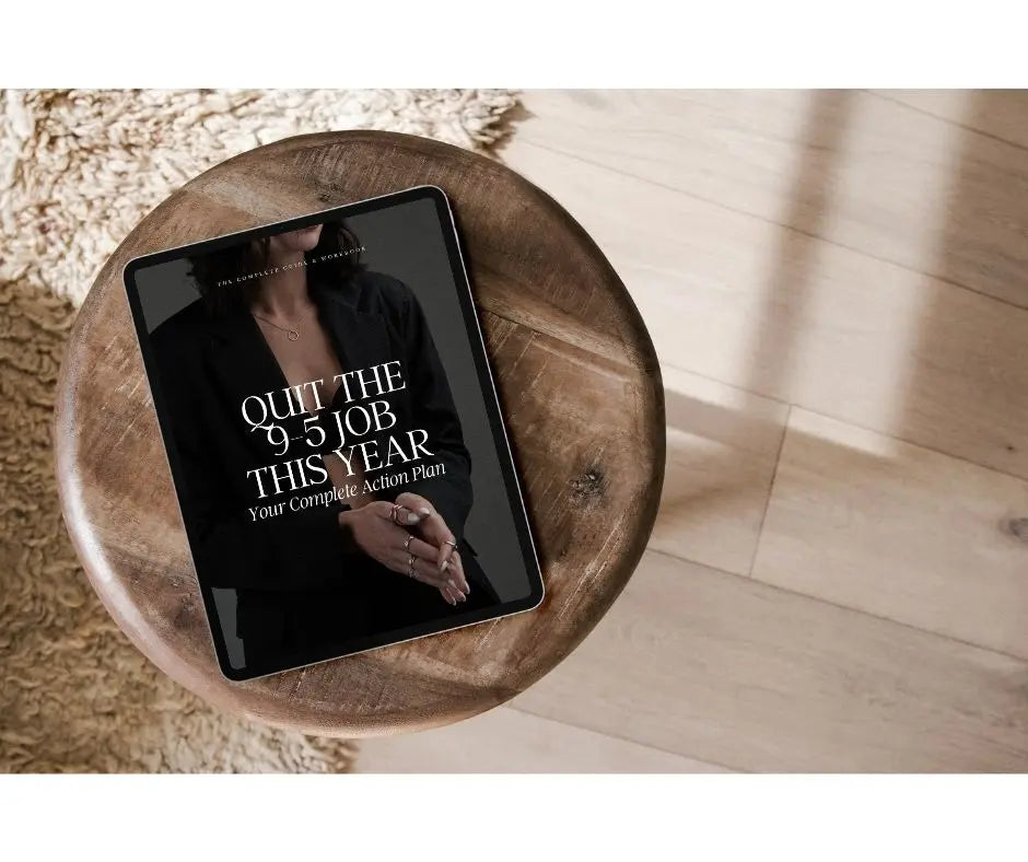 Quit 9-5 Action Ebook: Canva Editable Guide with PLR + MRR Rights Boundless PLR