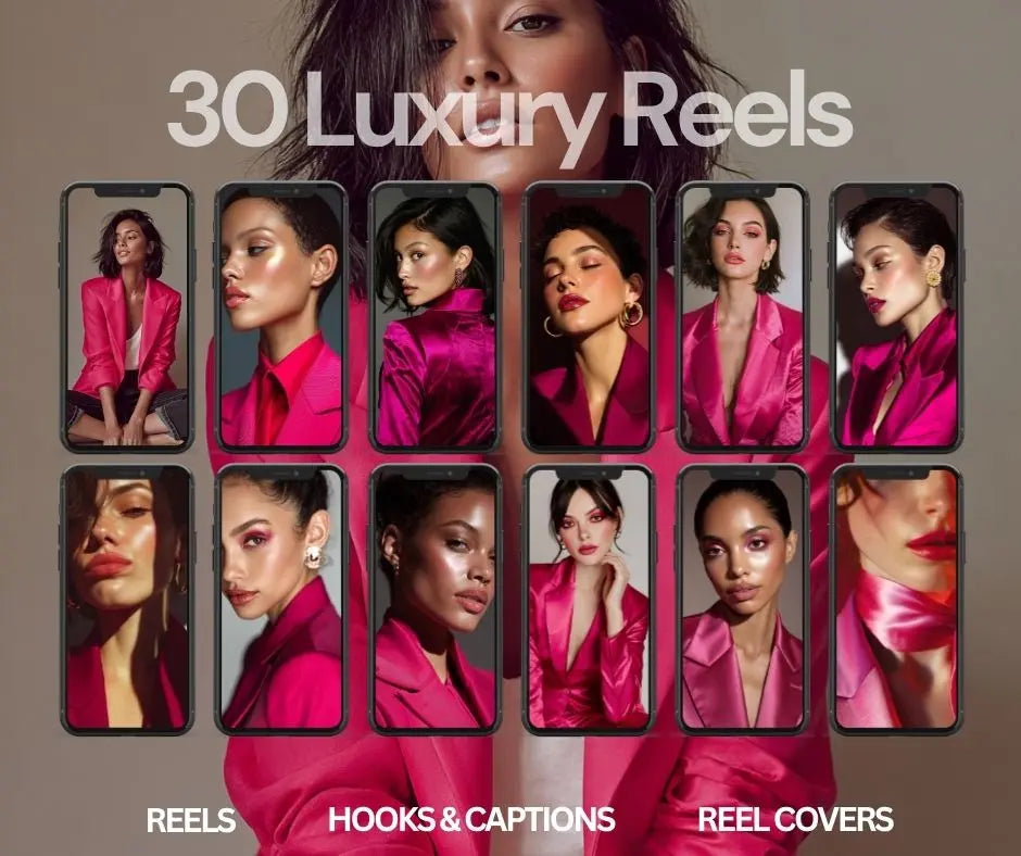 Viral Reels & Captions Pack – Volume 1 (Editable Canva PLR + MRR) Boundless PLR