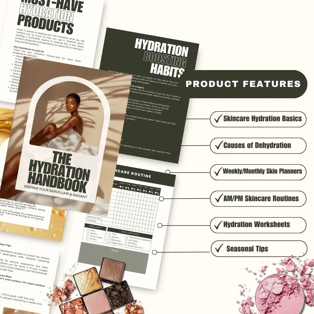 The Hydration Handbook – Canva Editable Skincare eBook with PLR & MRR Resell Rights Boundless PLR