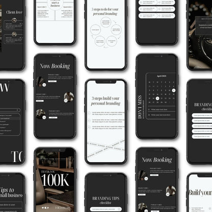 PLR Instagram Luxe Men's Templates Bundle: 100 Posts, Stories &  Bonus AI-Generated Images | Canva Editable - Boundless PLR