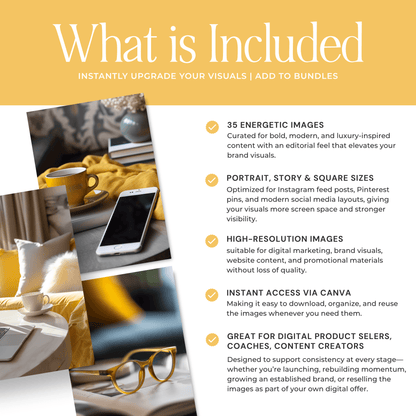 35 Luxury Bold Yellow AI Stock Photos | PLR & MRR Resell Rights