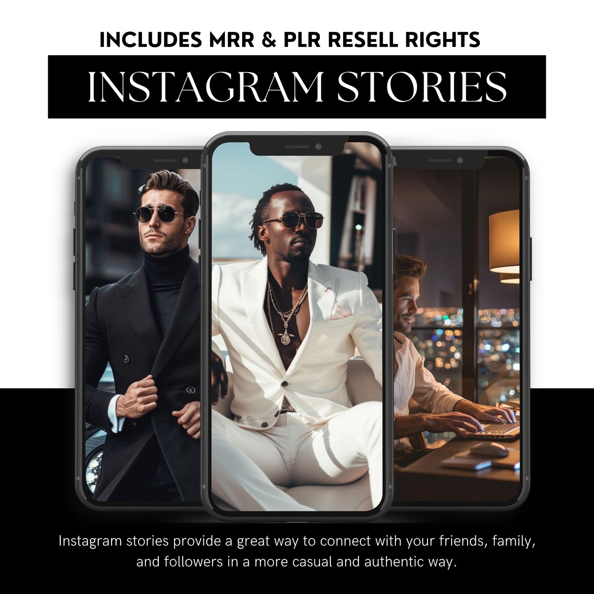 The Julian Luxe Set – 300 AI-Generated Masculine Luxury Stock Photos - Images & Reels - Boundless PLR