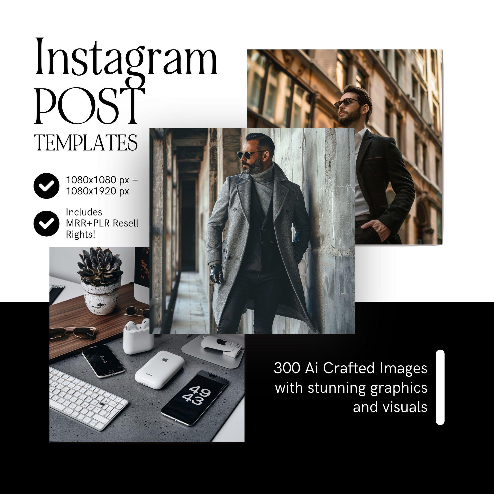 The Julian Luxe Set – 300 AI-Generated Masculine Luxury Stock Photos - Images & Reels - Boundless PLR