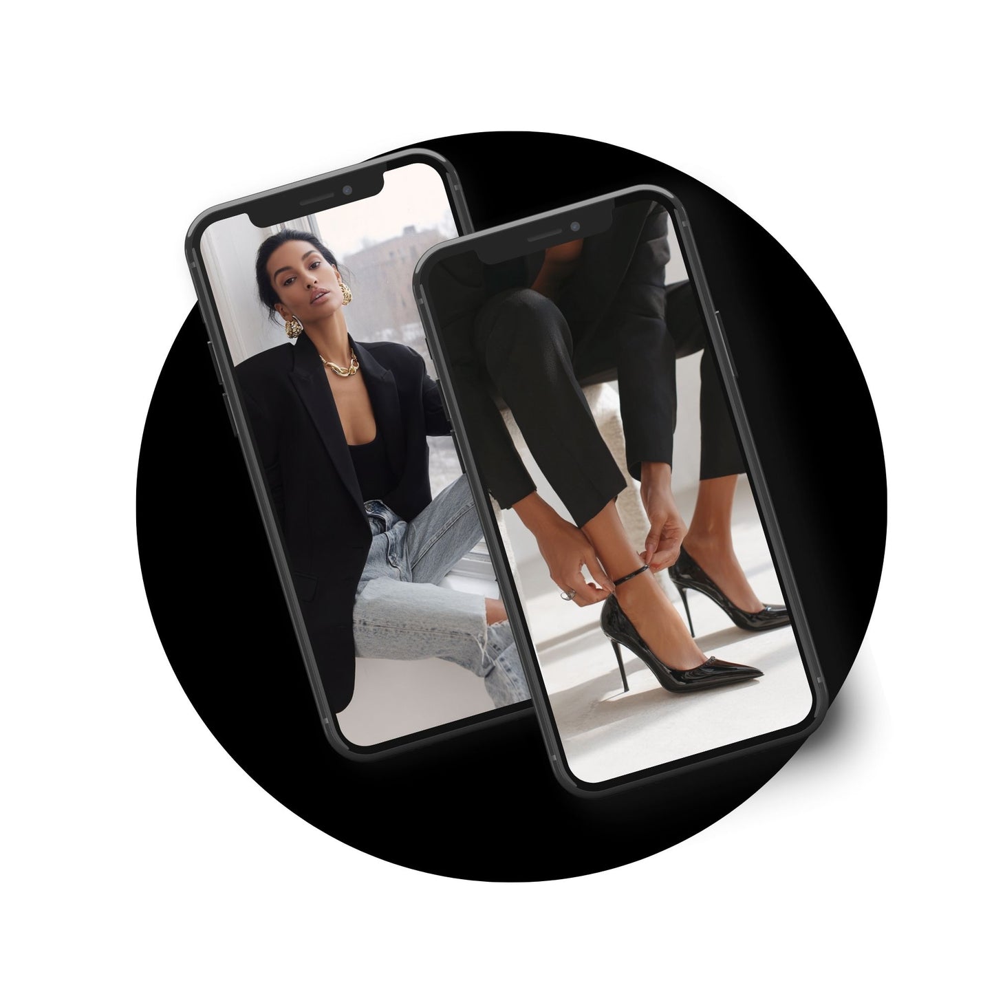 60 Aesthetic Faceless Marketing Stock Photos | Elegant Noir Editorial Collection | MRR & PLR Resell Rights