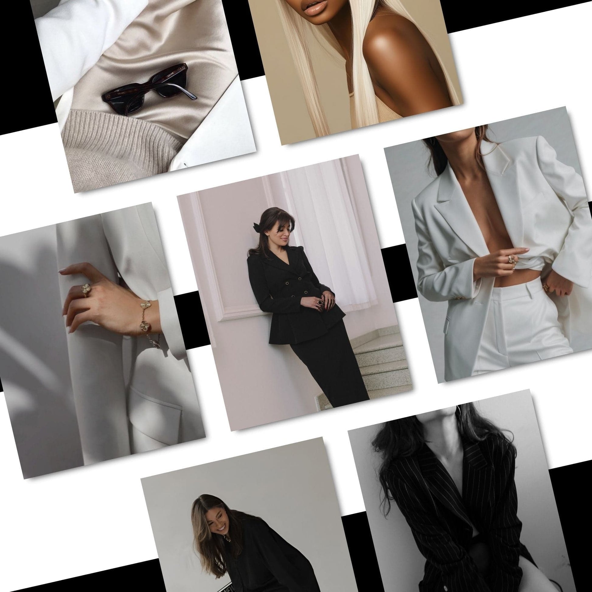120 AI Stock Photos | Boss In A Blazer PLR MRR | Dark Aesthetic Branding Images | Female Entrepreneur Boundless PLR