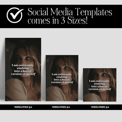 Momentum Mastery Affirmation Bundle, PLR Canva Templates, MRR Affirmation Content for Digital Product Sellers, Entrepreneurs