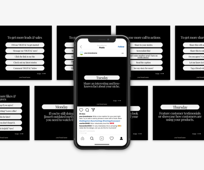 30 Days of Digital Marketing Canva Carousels — Editable Templates with PLR + MRR Boundless PLR