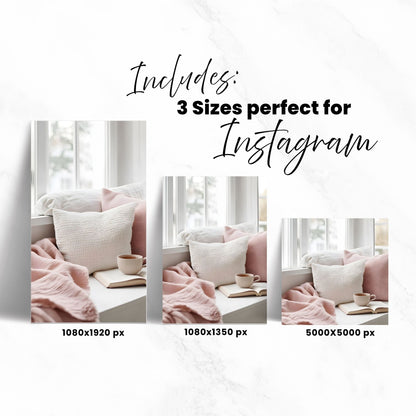 Soft Rose & Cashmere Aesthetic Stock Photos | MRR + PLR Digital Assets Boundless PLR