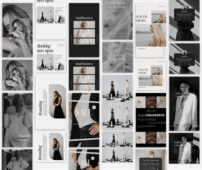 a collage of black and white photos