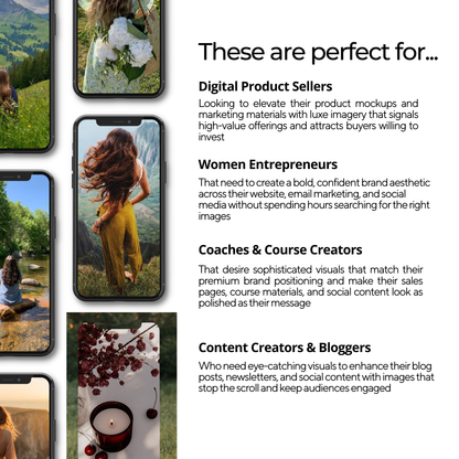 Nature Aesthetic Reels Bundle (101) + Story Videos & Images | Outdoors and Flowers | PLR + MRR