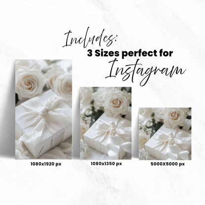 Valentine Stock Photos (100) | Ivory Romance Image Bundle | Canva | MRR + PLR Boundless PLR