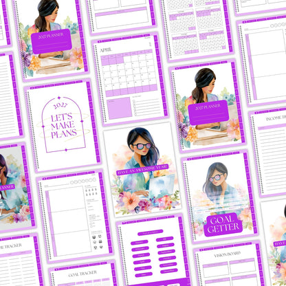 2027 Digital Planner Template | Canva PLR + MRR