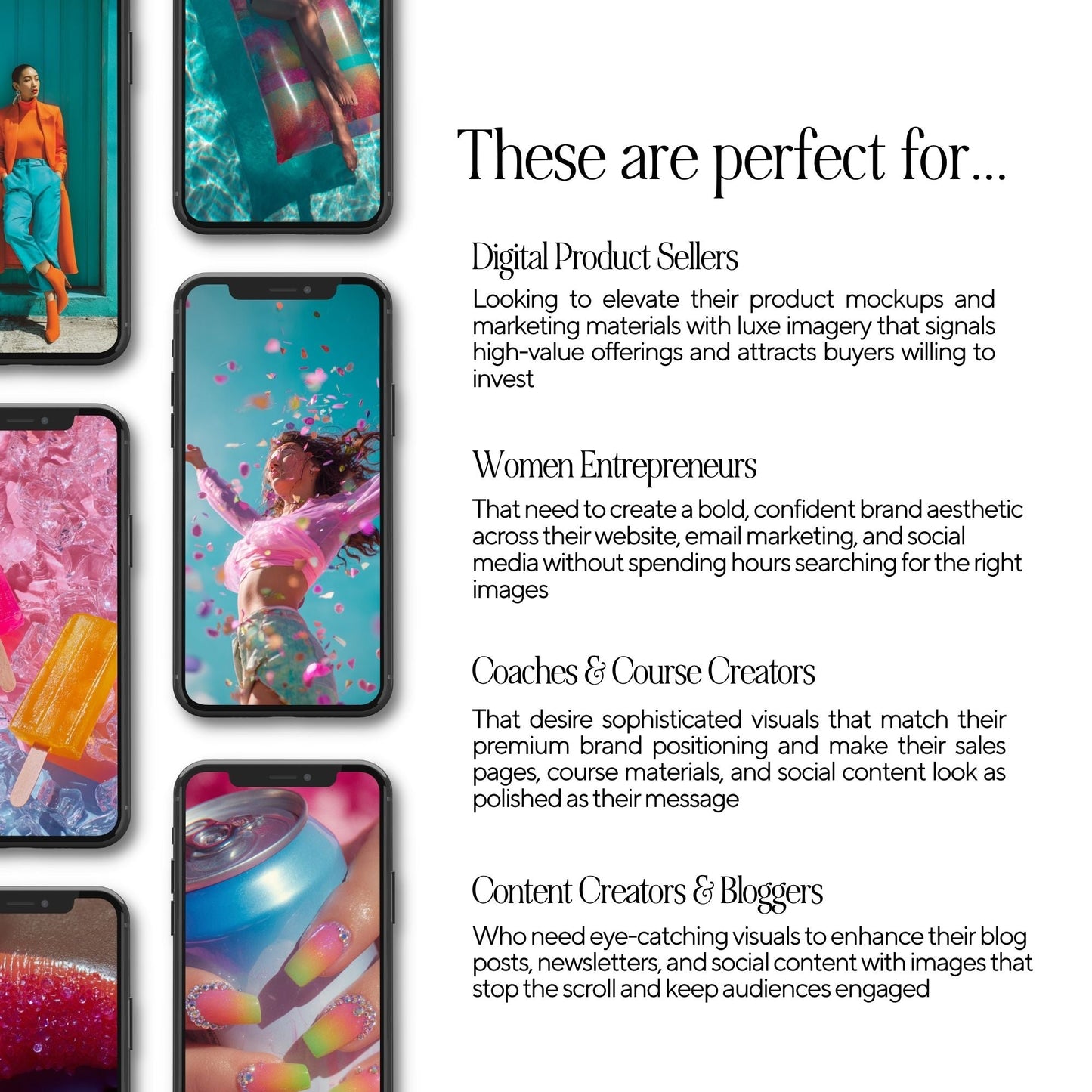 Neon Stock Photos | Editorial Branding Image Bundle (105) | MRR + PLR Boundless PLR