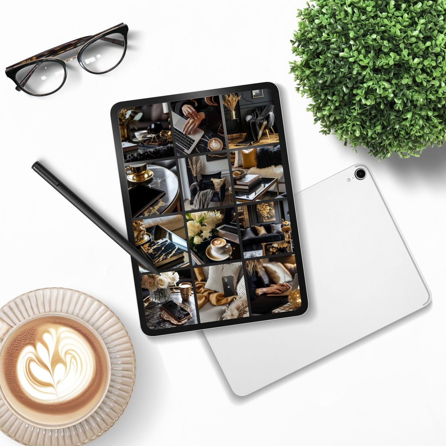 Black & Gold Luxury Collection: 45 AI Stock Images with MRR & PLR Boundless PLR