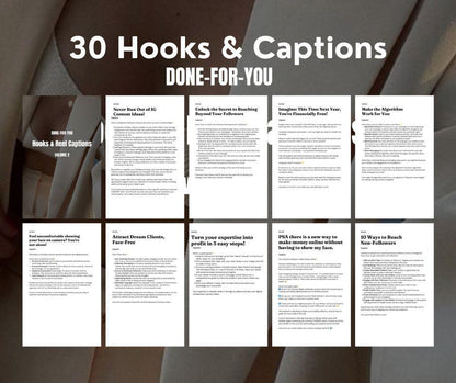 Instagram Reels Bundle Vol. 2 | Reels, Hooks, Captions & Covers with MRR + PLR - DFY Reels - Boundless PLR