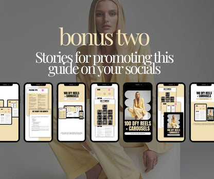 DFY Reels and Carousels for Instagram - MRR & PLR - Images & Reels - Boundless PLR
