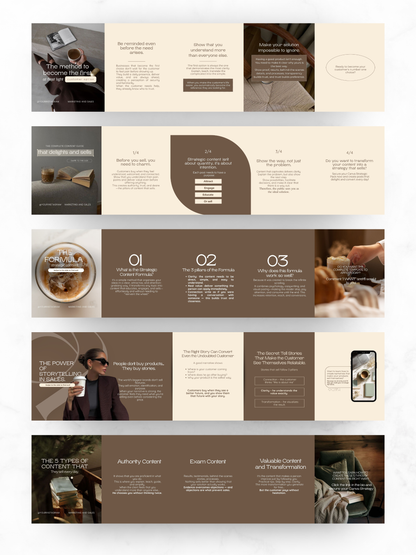 PLR Canva Carousel Templates — Authority Marketing Carousel Bundle | 10 Pre-Written Social Media Templates with MRR Resell Rights Boundless PLR