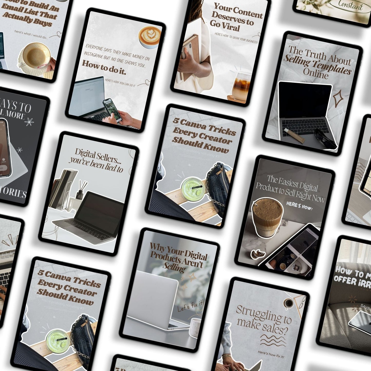 Instagram Templates Canva | Coaching Instagram | 400+ Bonus Stickers & Grid Planners | MRR + PLR Resell Rights Boundless PLR