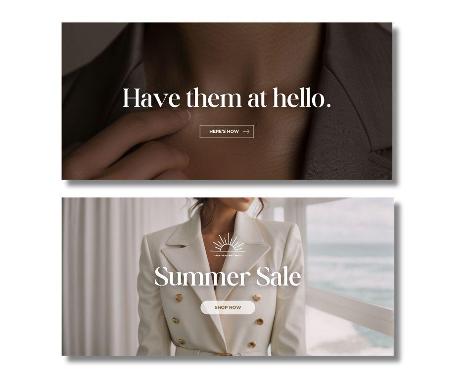 Luxury Website Banners | Editable Canva Templates with PLR & MRR - MRR Marketing - Boundless PLR