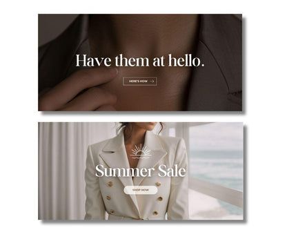 Luxury Website Banners | Editable Canva Templates with PLR & MRR - MRR Marketing - Boundless PLR