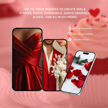 Valentine Stock Photos (100) | Red Rose AI Images | Canva | MRR + PLR