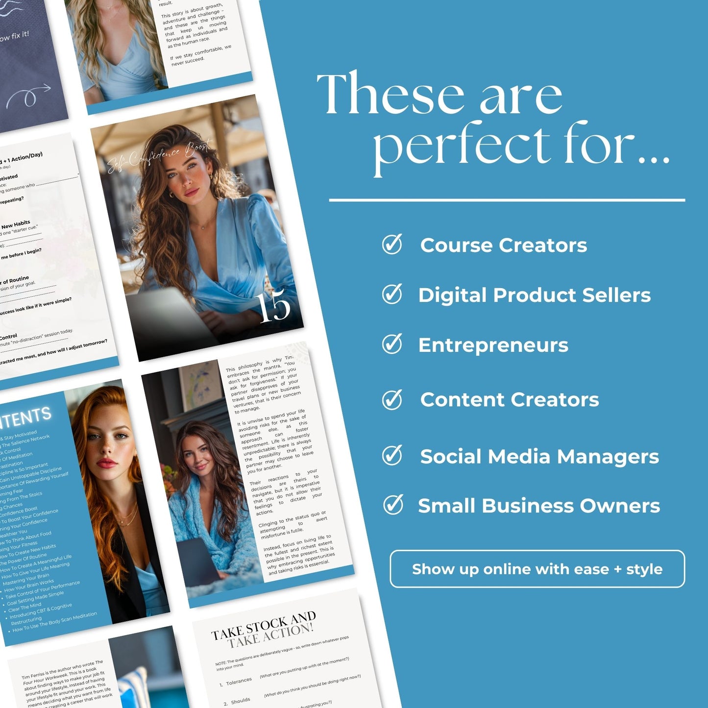 The Leveling Up Guide – Canva Self-Improvement Workbook | PLR & MRR Resell Rights