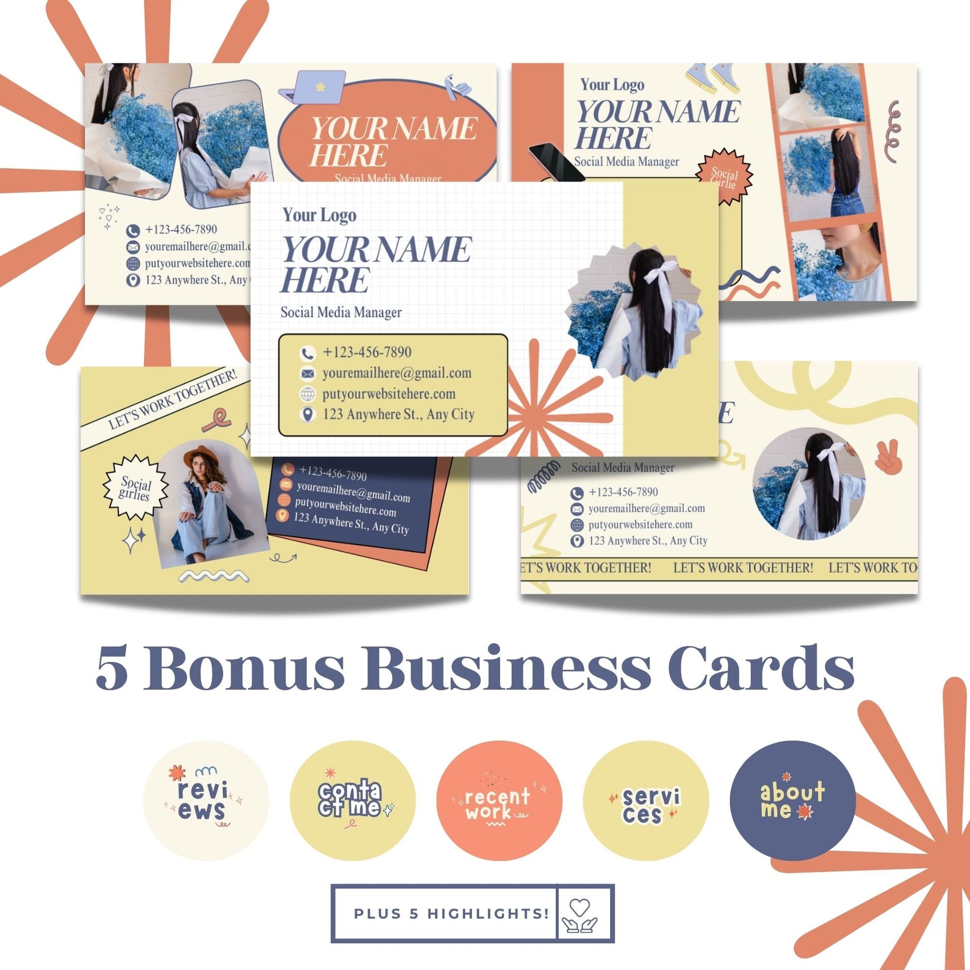 PLR Social Media Templates Canva Editable, Digital Marketing Instagram Templates, Story & Portrait, MRR PLR Boundless PLR