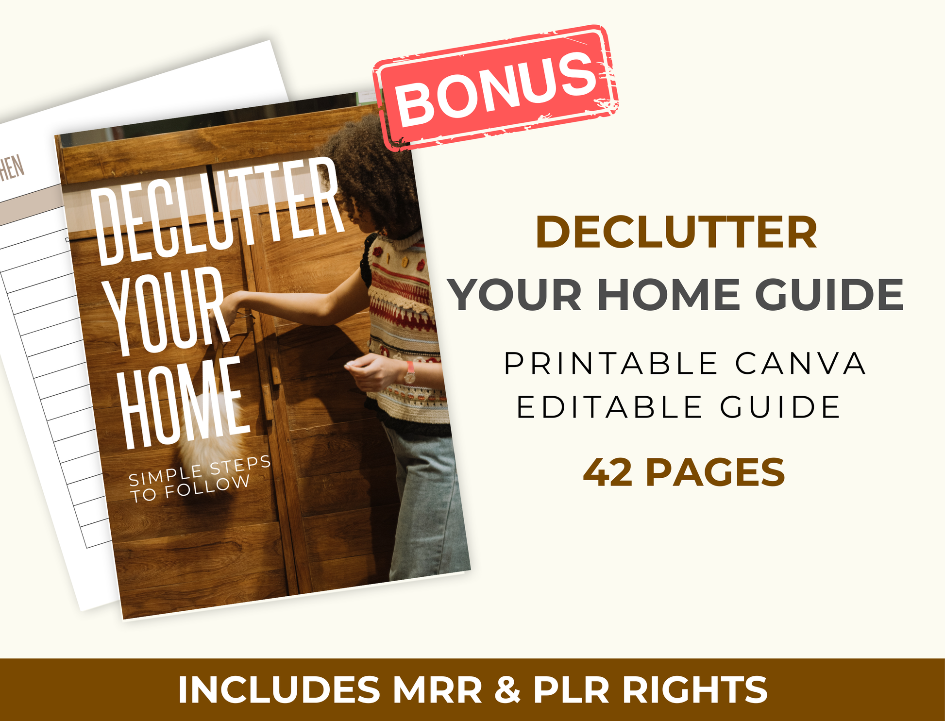 Cleaning Checklist Google Sheets Template | MRR & PLR Resell Rights Boundless PLR