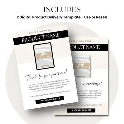 50 Etsy Listing Mockup Video Thumbnails – Canva Editable Templates with MRR & PLR Rights Boundless PLR