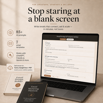 Email Marketing Templates & ChatGPT Prompts — PLR/MRR Kit for Creators