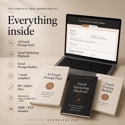 Email Marketing Templates & ChatGPT Prompts — PLR/MRR Kit for Creators