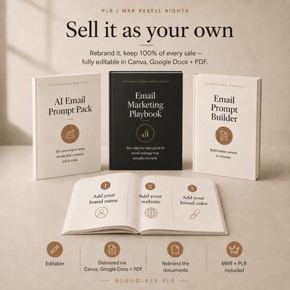 Email Marketing Templates & ChatGPT Prompts — PLR/MRR Kit for Creators