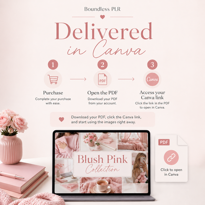 61 Soft Blush Editorial Stock Photos with PLR & MRR Rights | Instant Download