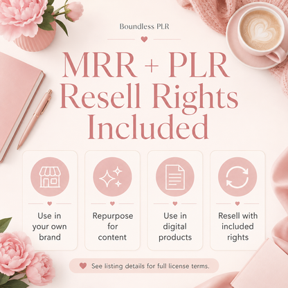 61 Soft Blush Editorial Stock Photos with PLR & MRR Rights | Instant Download