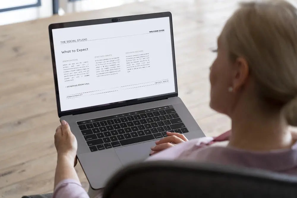 New Client Welcome Guide Templates (20 Pages) – Canva Editable with PLR & MRR Rights Boundless PLR