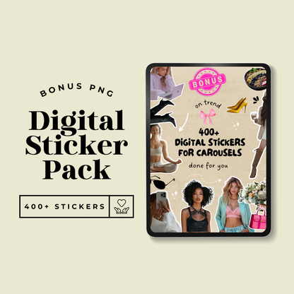 Instagram Carousel Templates (50) | Canva Editable Scrapbook | PLR + MRR