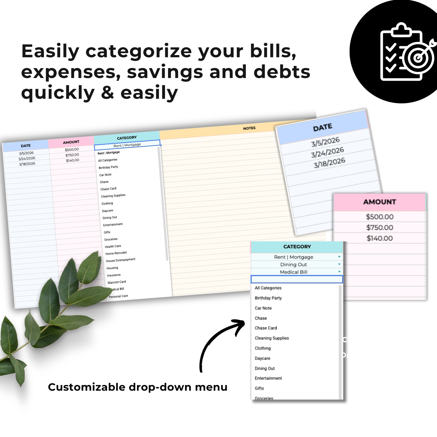 Google Sheets PLR Template, Starter Monthly Budget Spreadsheet, Budget Planner, MRR PLR Resell Rights Boundless PLR