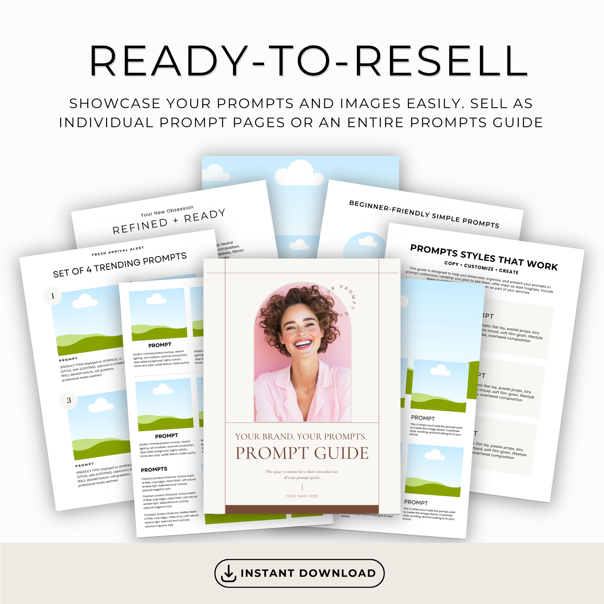 Prompt Guide Template – Canva Editable + Private Label Rights (PLR) & Master Resell Rights (MRR) Boundless PLR
