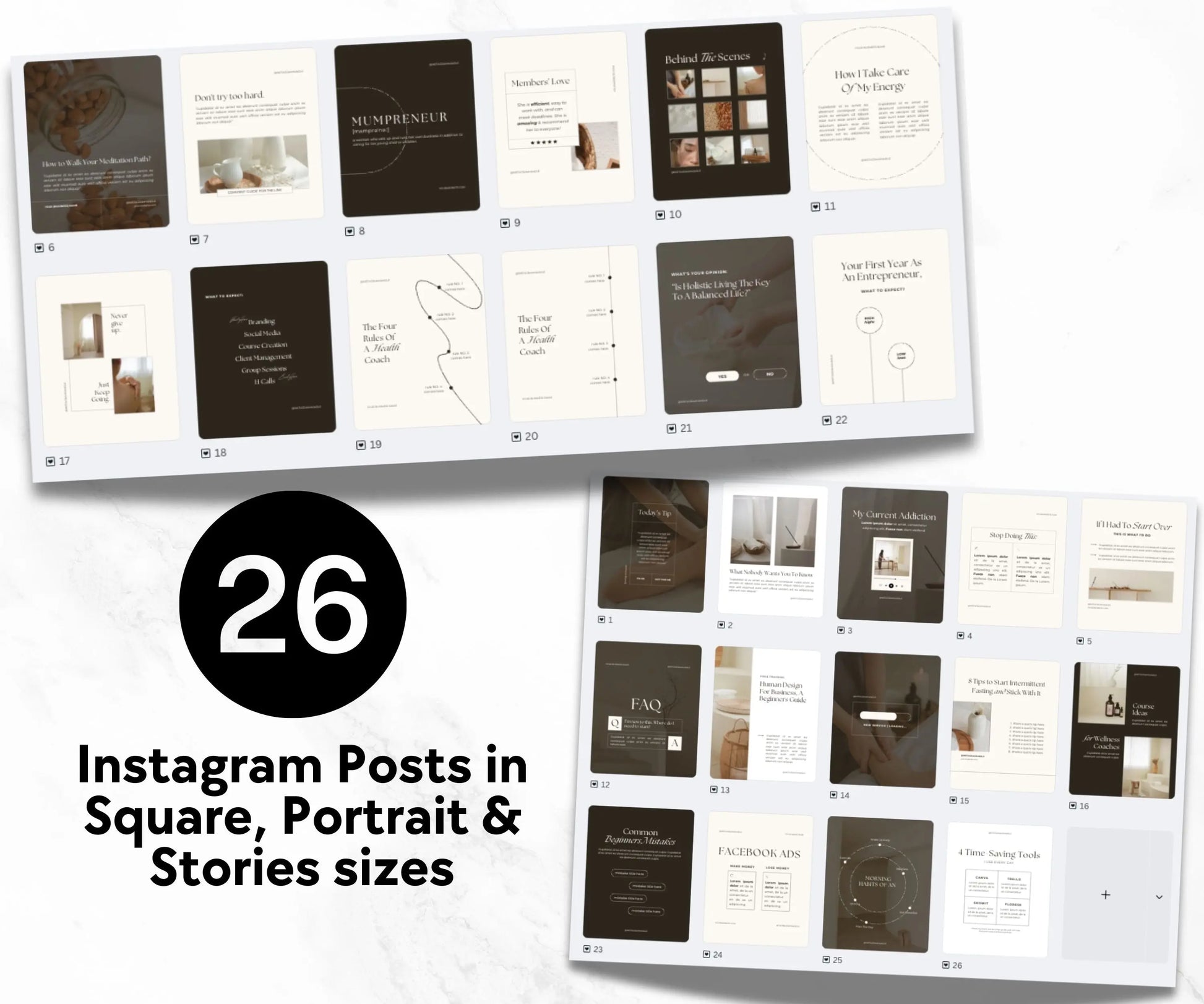 Engage & Elevate Instagram Content Pack | Canva Templates for Reels, Carousels & Posts (PLR + MRR) Boundless PLR