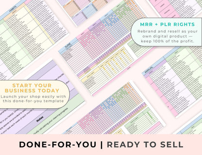 Ultimate Habit Tracker Google Sheets & Goal Planner - PLR MRR Resell Rights Boundless PLR
